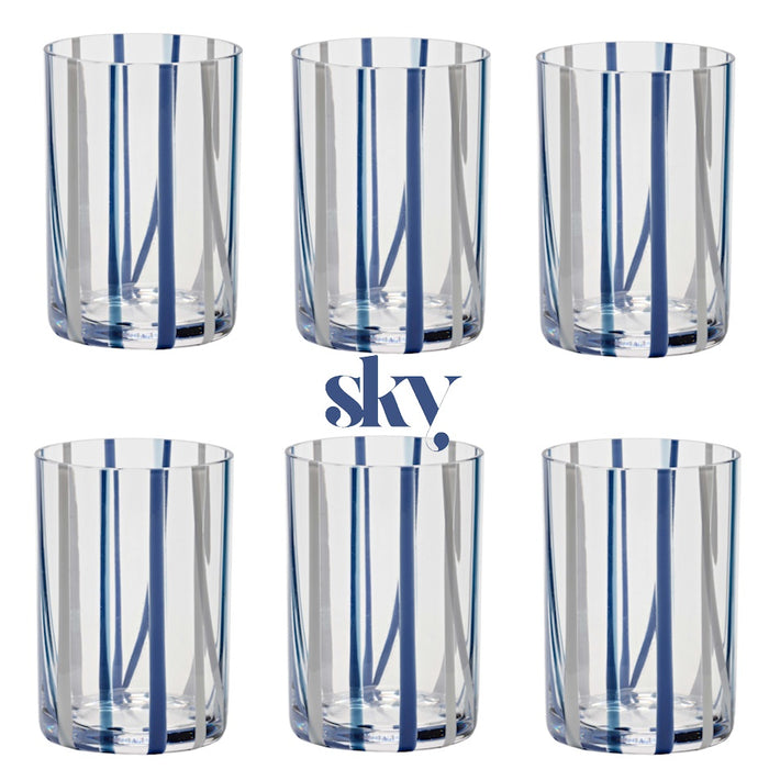 Sky Glass Tumbler Set - 6 Pieces