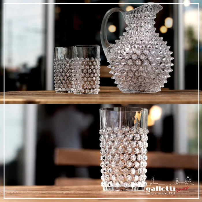 Set of 6 Clear Bohemia Cristal glasses