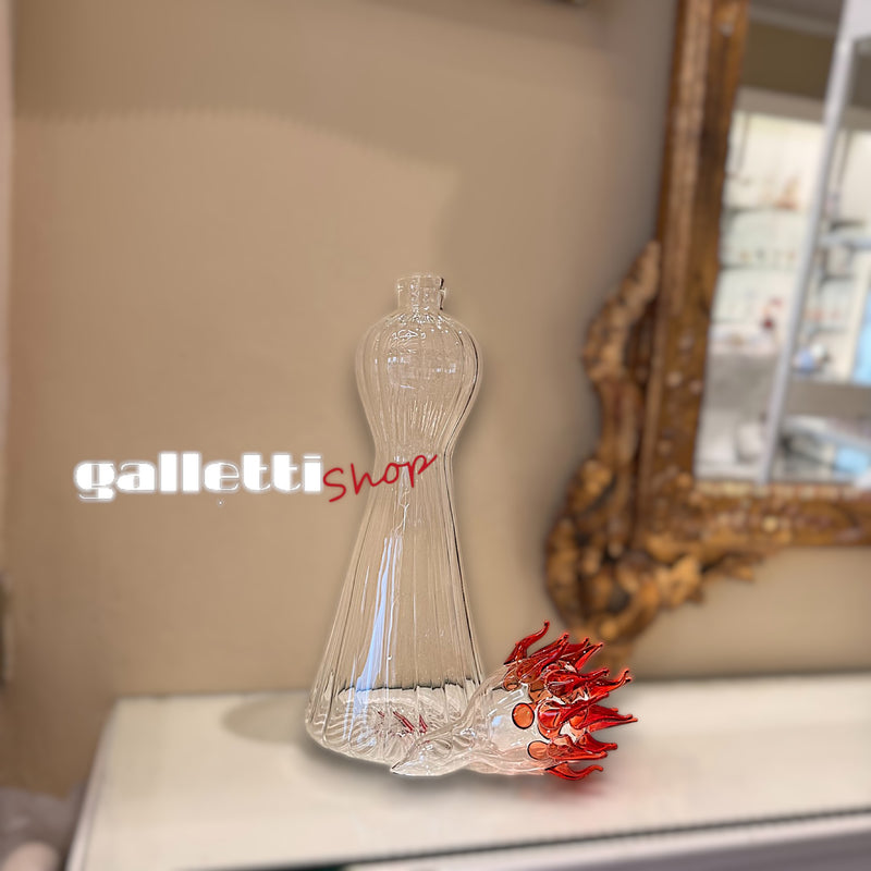 Massimo Lunardon VIVIWEST – Artistic Glass Bottle Sculpture