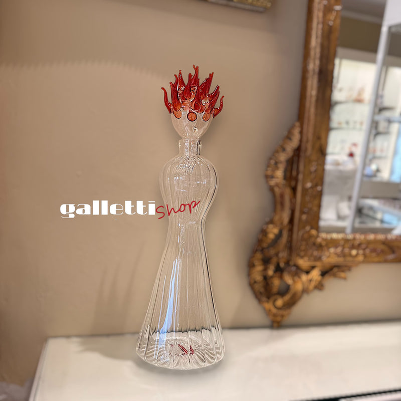 Massimo Lunardon VIVIWEST – Artistic Glass Bottle Sculpture