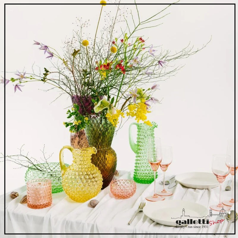 LightGreen Bohemian Glass Jug