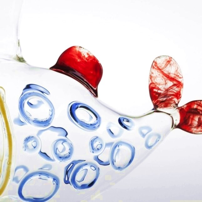 Massimo Lunardon wine decanter - Pantelleria fish