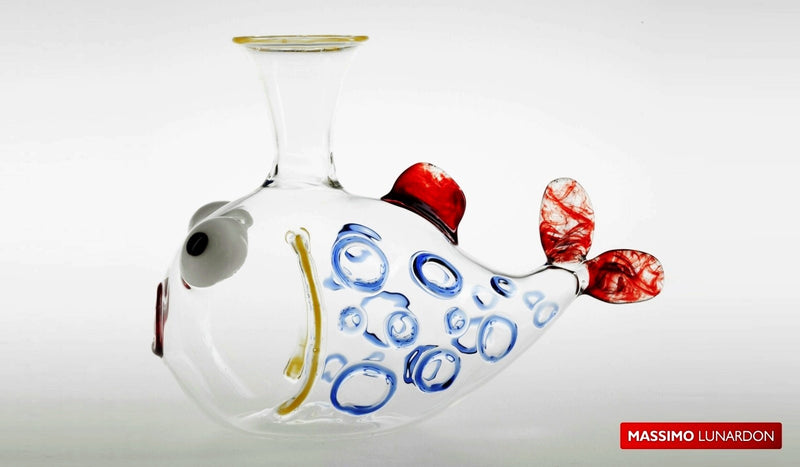 Massimo Lunardon wine decanter - Pantelleria fish