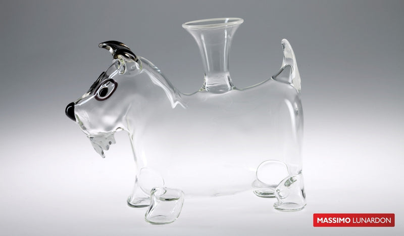 Massimo Lunardon Wine decanter – miniature Schnauzer