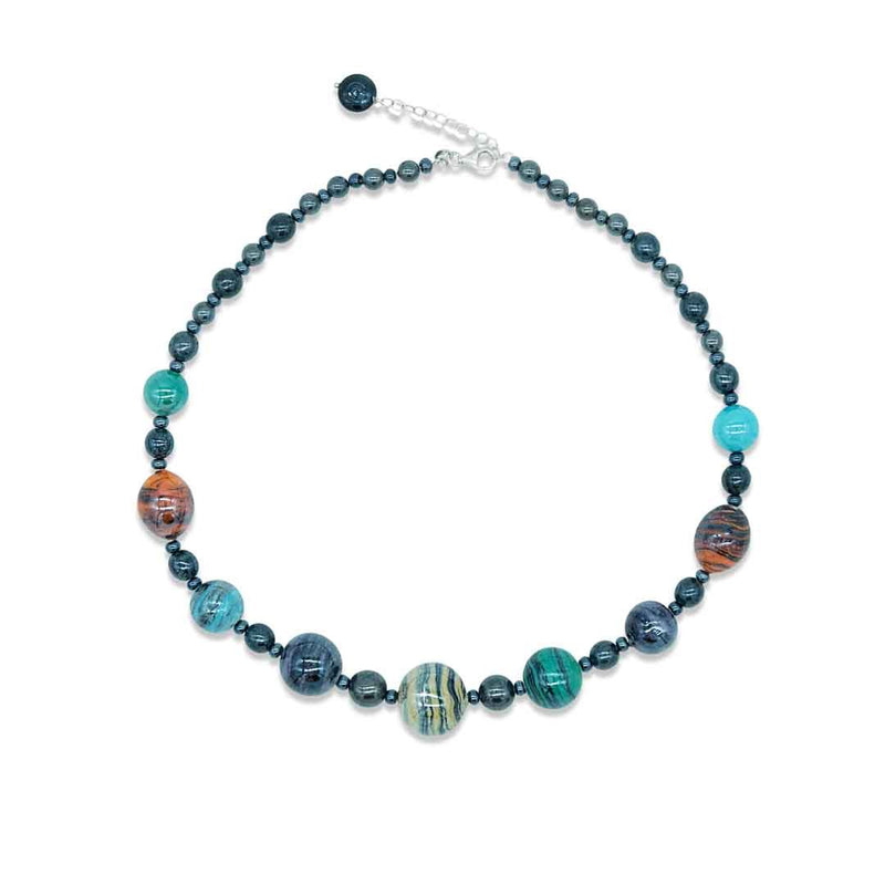 Murano glass D&T Necklace - Cezanne base