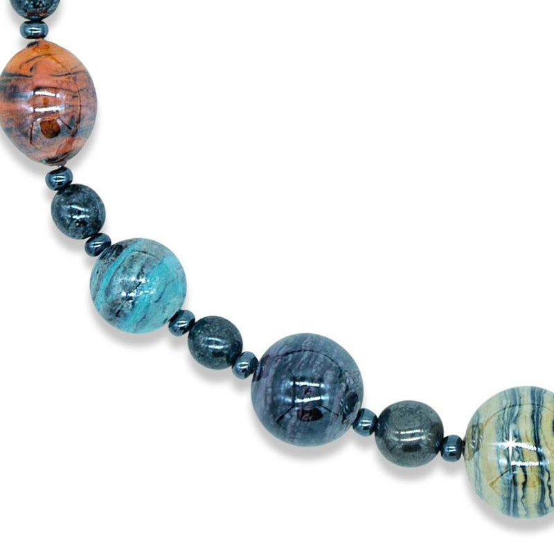 Murano glass D&T Necklace - Cezanne base