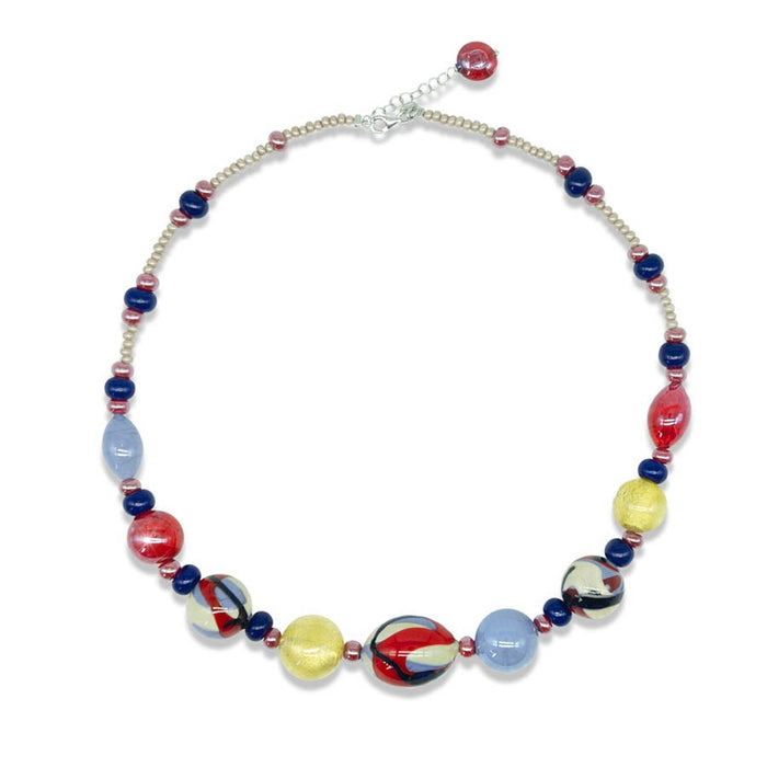 Murano glass D&T Necklace 1 - Botero