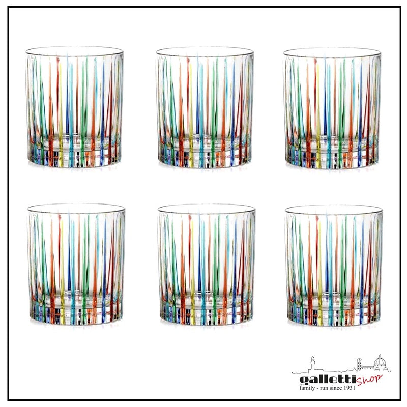Water/Wisky tumblers - Set of 6/8/10 Rainbow
