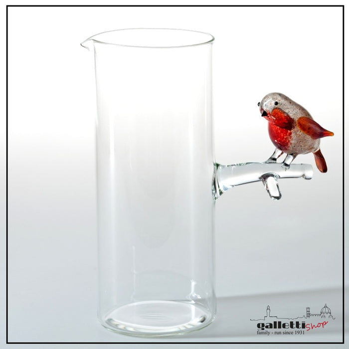 Massimo Lunardon Water Pitcher – Robin bird