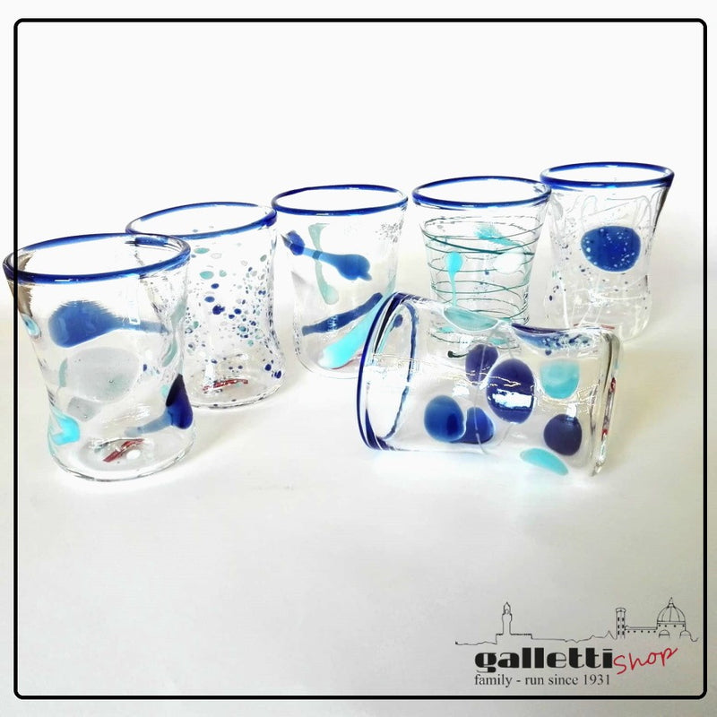 Massimo Lunardon Tumblers – Blue Goto / Gottino set of 6
