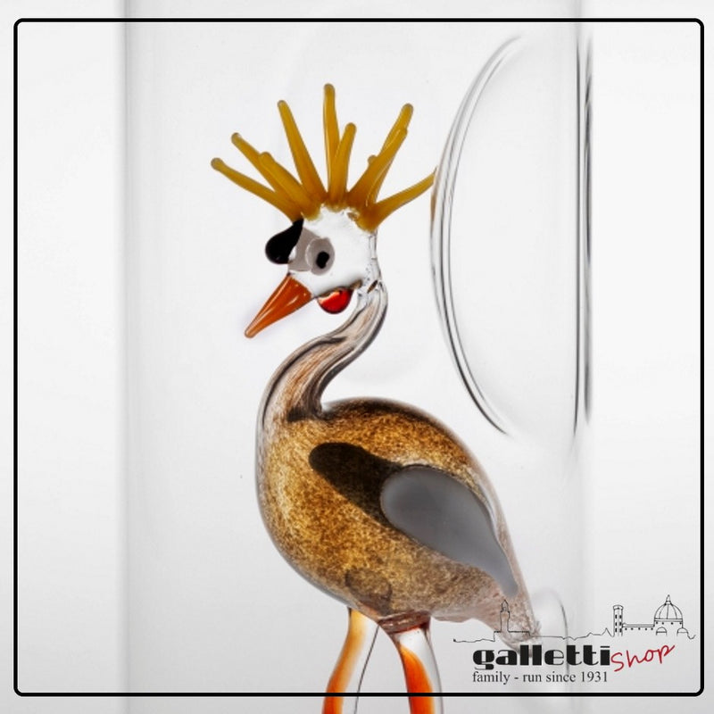 Massimo Lunardon Water Pitcher – crowned crane - Grue coronata