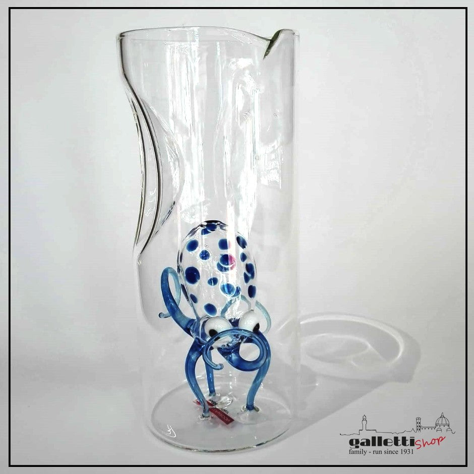 Massimo Lunardon Water Pitcher – Blue Octopus | GallettiShop