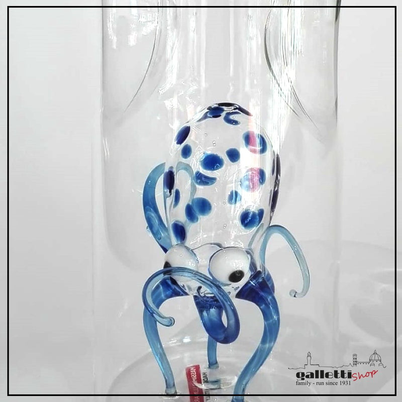 Massimo Lunardon Water Pitcher – Blue Octopus