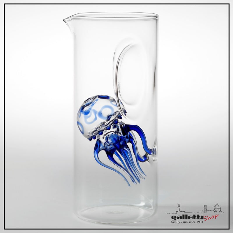 Massimo Lunardon Water Pitcher – Blue Jellyfish