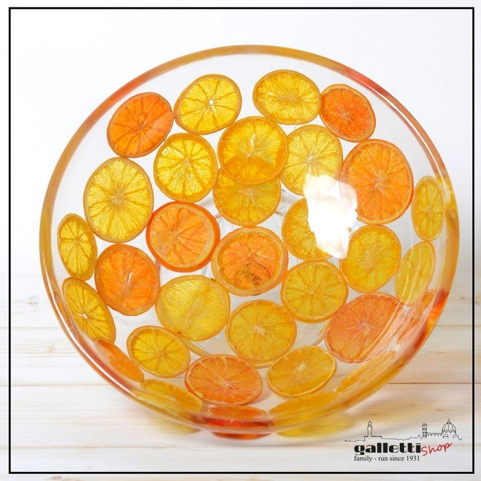 Round Bowl/Centerpiece Zagare (orangese) Collection - Riccardo Marzi