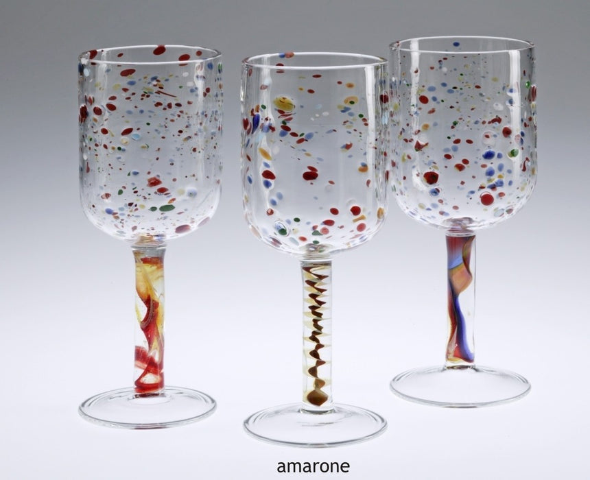 Massimo Lunardon Amarone wine glass
