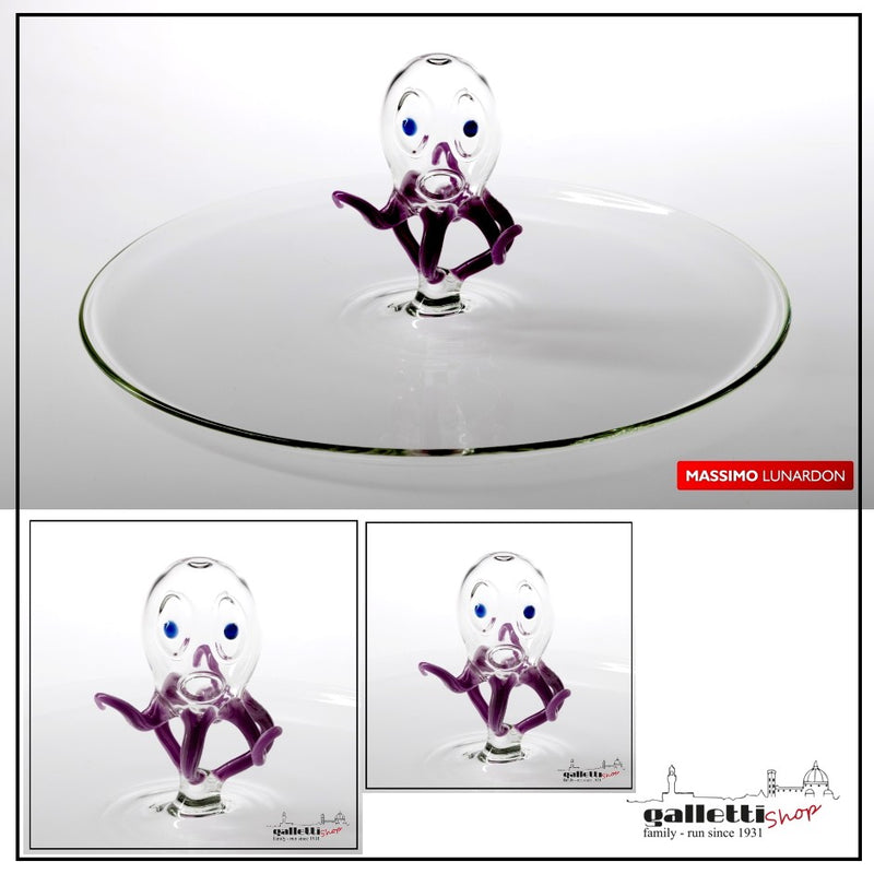 Massimo Lunardon Tray - Purple Octopus