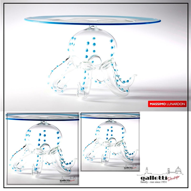 Massimo Lunardon - POLYS – Artistic Glass Cake/Cheese Stand