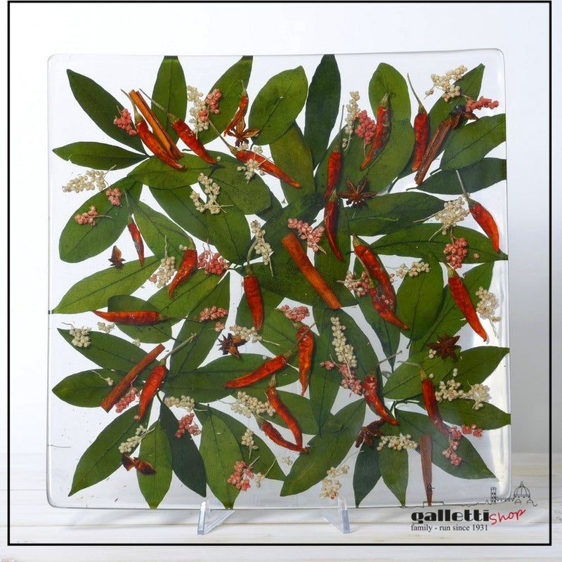 Square Centerpiece Chili Collection - Riccardo Marzi