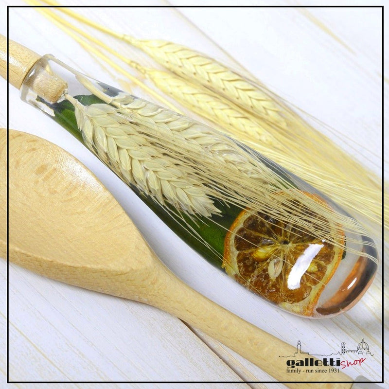 Salad Server Set Wheat and Orange Collection - Riccardo Marzi