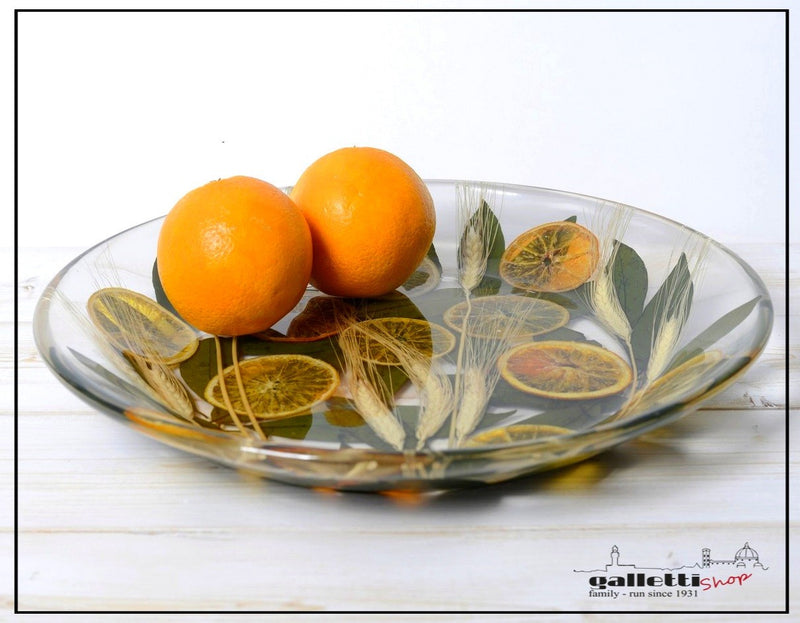 Round Centerpiece Wheat and Orange Collection - Riccardo Marzi
