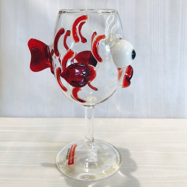 Massimo Lunardon Mini Goblet Red Fish