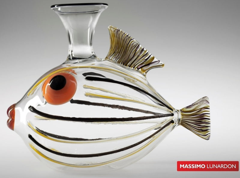 Massimo Lunardon Cardinal fish wine decanter