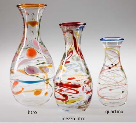 Massimo Lunardon decanter - 1/4 of Lt, 1/2 Lt,1 Lt