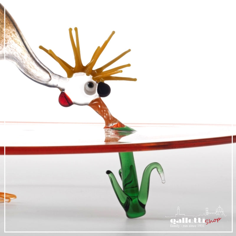 Massimo Lunardon – crowned crane - Grue coronata Splash Tray