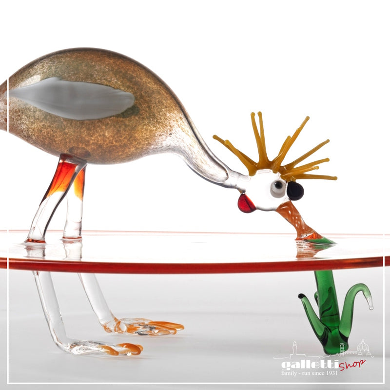 Massimo Lunardon – crowned crane - Grue coronata Splash Tray