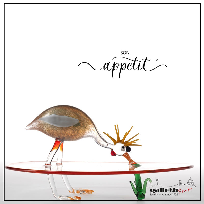 Massimo Lunardon – crowned crane - Grue coronata Splash Tray