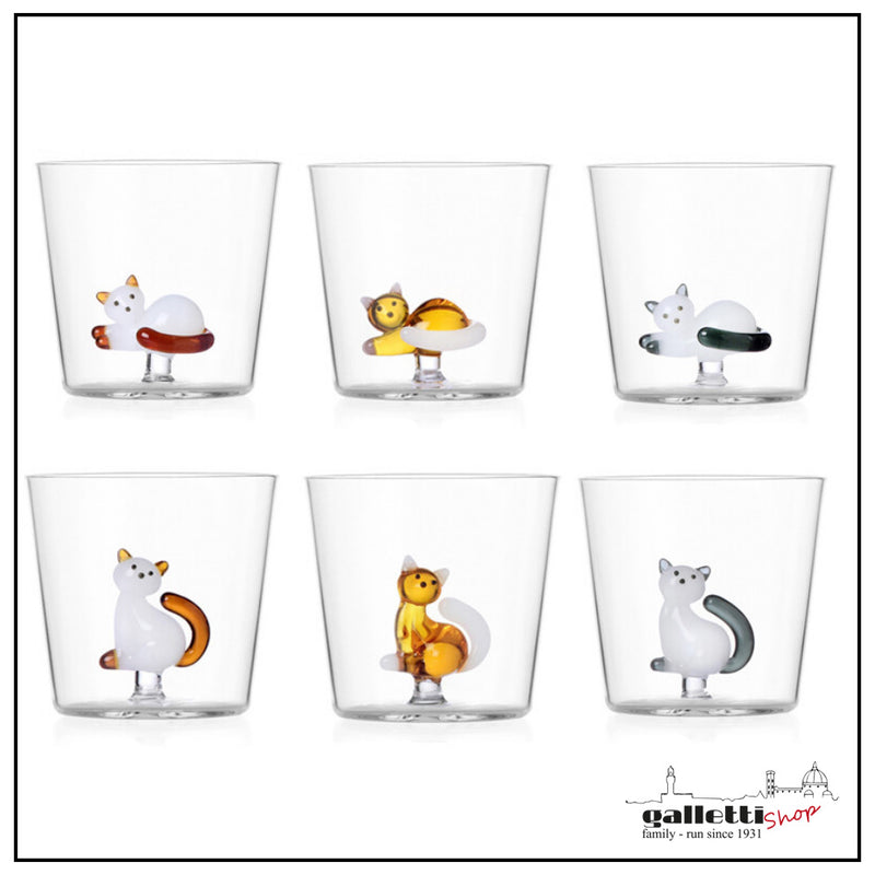Ichendorf Set of 6 Tumbler Tabby Cat