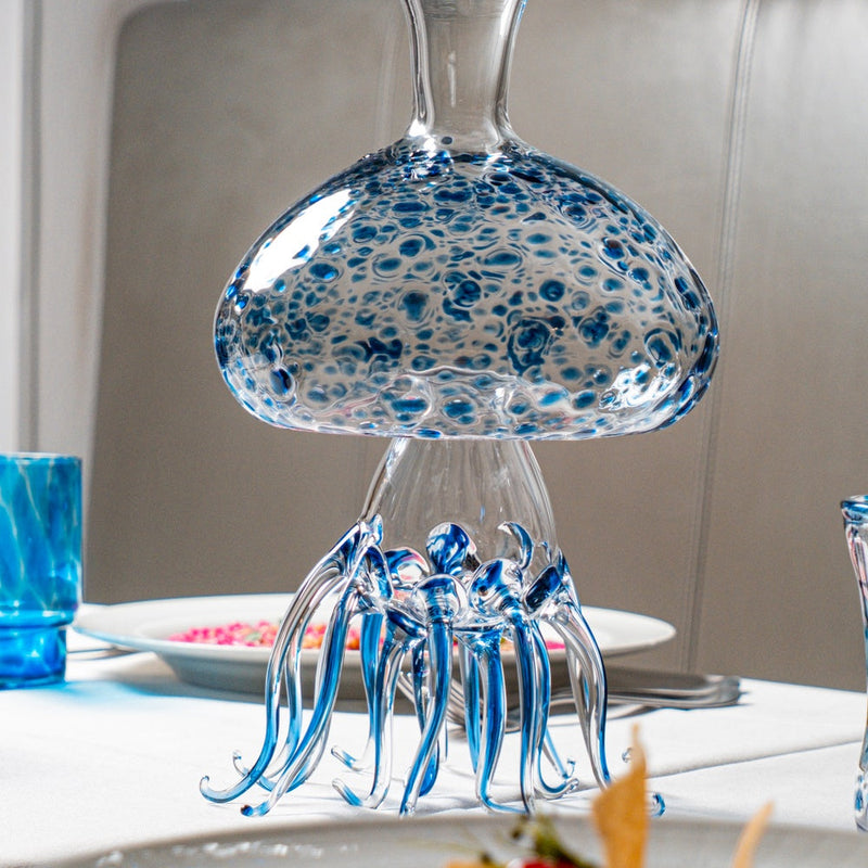 Massimo Lunardon Wine decanter – Blue Jellyfish
