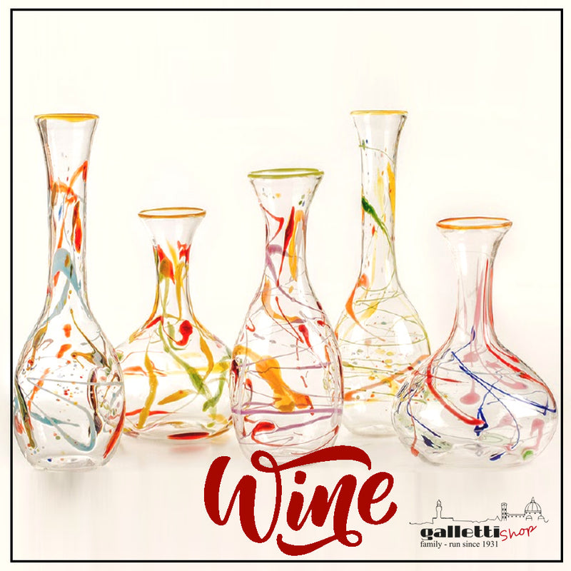 Massimo Lunardon decanter - 1/4 of Lt, 1/2 Lt,1 Lt