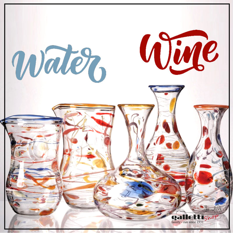 Massimo Lunardon decanter - 1/4 of Lt, 1/2 Lt,1 Lt