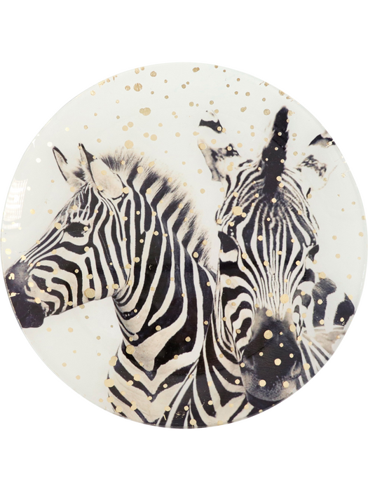 Jungle plates set: Zebra